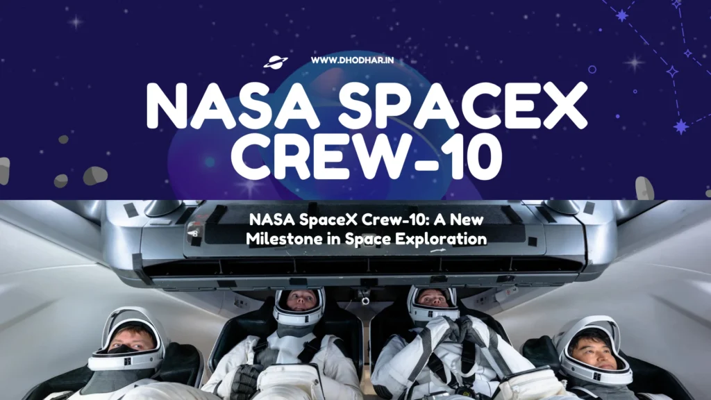 NASA SpaceX Crew-10