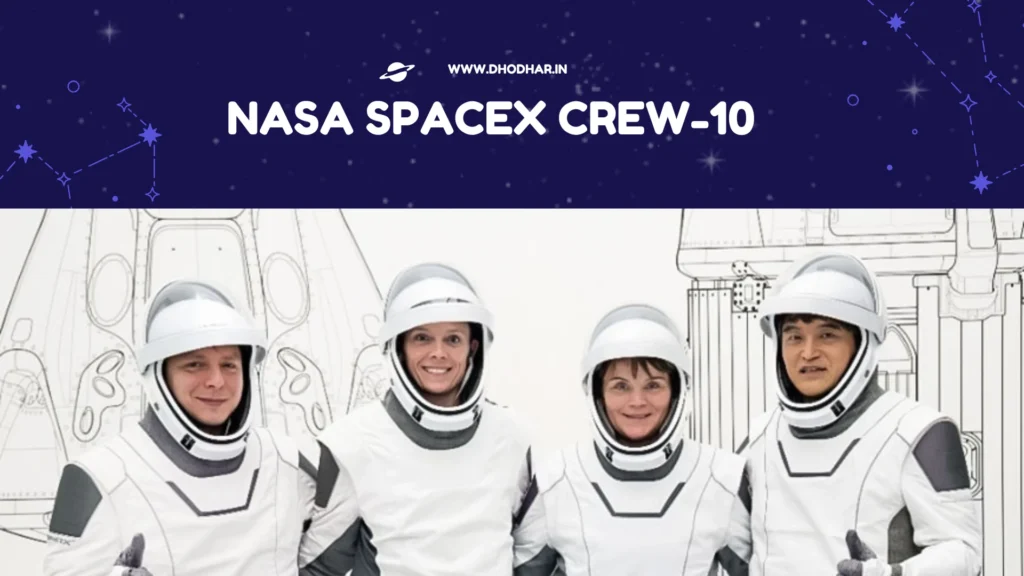 NASA SpaceX Crew-10