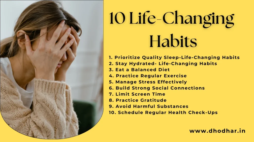 10 Life-Changing Habits to Transform Your Health Today